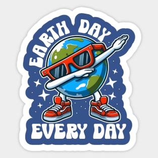 Earth Day Every Day Dabbing Sticker